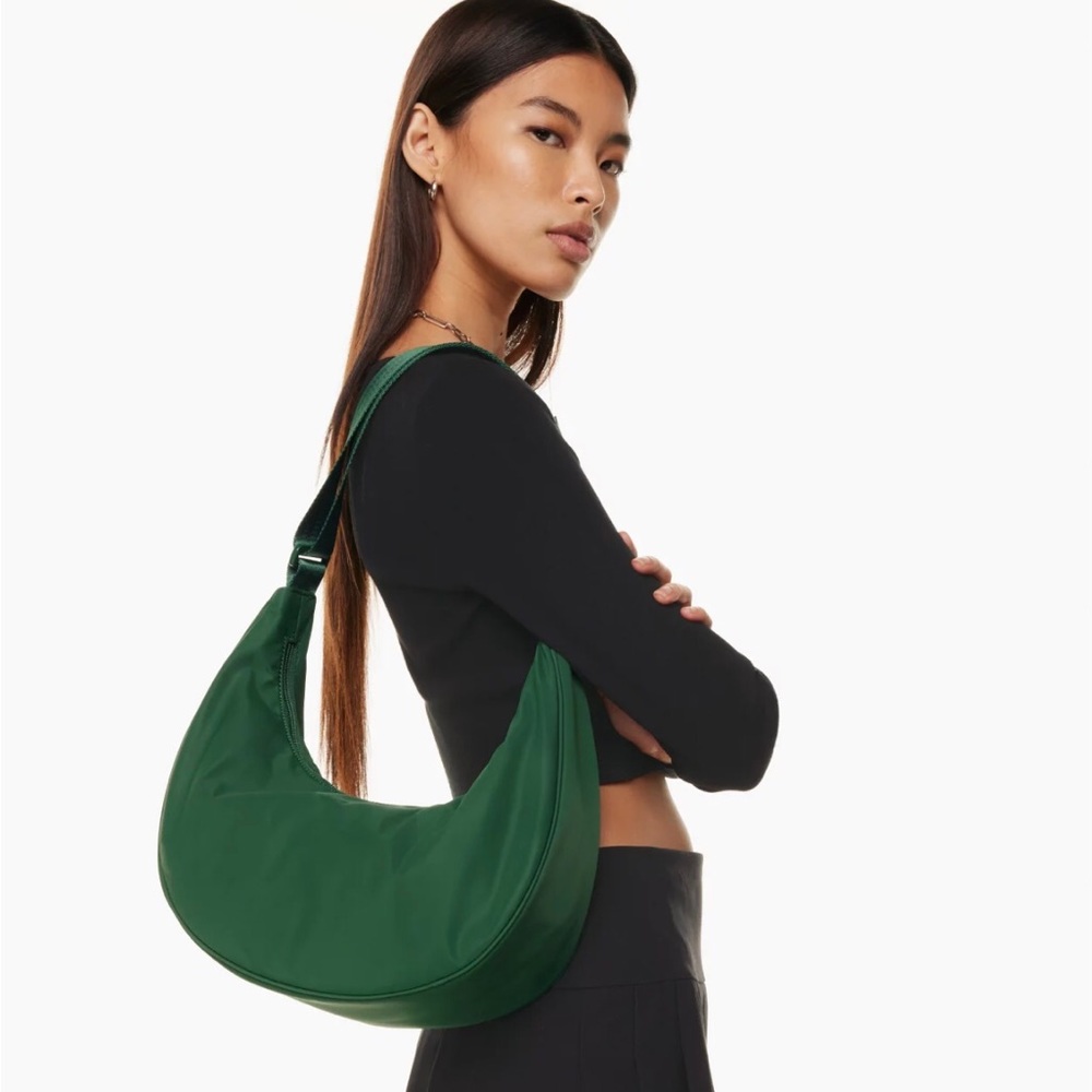 Aritzia crescent nylon bag